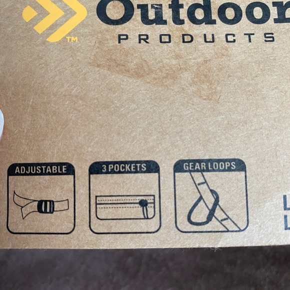 Outdoor Products Essential Waist Pack/Belt Pack Adjustable.3 pockets. Reflective - Picture 5 of 11